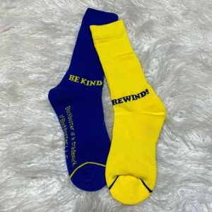 Blockbuster Be Kind Rewind Mismatched Socks Blockbuster Video